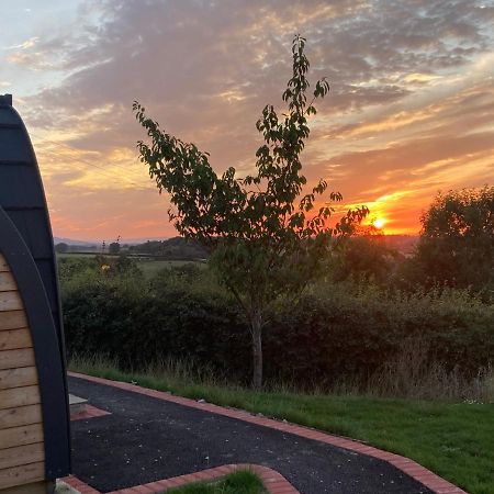 Rabbit Glamping Pod School House Farm Hotell Leighton  Exteriör bild